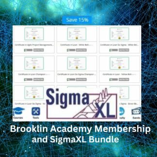 Brooklin Academy Membership Plus SigmaXL Bundle